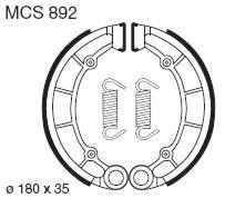 TRW Lucas Bremsbacken MCS 892, Durchmesser 180x35 mm