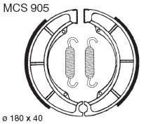 TRW Lucas Bremsbacken MCS 905, Durchmesser 180x40 mm