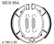 TRW Lucas Bremsbacken MCS 954, Durchmesser 180x30 mm