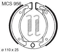 TRW Lucas Bremsbacken MCS 956, Durchmesser 110x25 mm