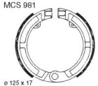 TRW Lucas Bremsbacken MCS 981, Durchmesser 125x17 mm