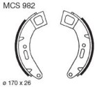 TRW Lucas Bremsbacken MCS 982, Durchmesser 170x26 mm
