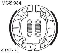 TRW Lucas Bremsbacken MCS 984, Durchmesser 110x25 mm