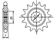 RITZEL Yamaha/Aprilia/Beta/MBK/Peugeot/Rieju, Z-10