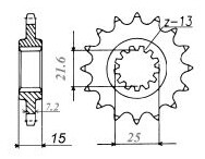 RITZEL Kawasaki/Triumph, Z-16
