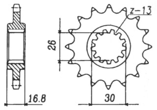RITZEL Honda, Z-15, gummiert