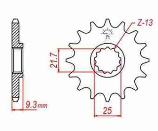 RITZEL Kawasaki, Z-14, gummiert