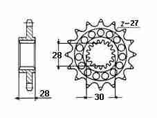 RITZEL Aprilia, Z-18, gummiert