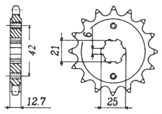 RITZEL Honda, Z-17, gummiert