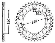 KETTENRAD Kawasaki/Suzuki, Z-40