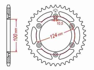 ALU-KETTENRAD Ducati, Z-42