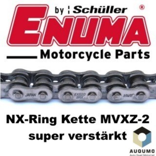 ENUMA NX-Ring Kette 530 MVXZ-2, extra verstärkt, 116 Glieder, Farbe: Stahlgrau