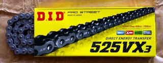 DID X-Ring Kette 525 VX3, 110 Glieder, geschlossen (endlos)